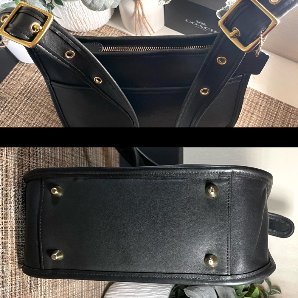 ❤️SOLD❤️Vintage Coach Navy Legacy Zip 9966 - Picture 9 of 11